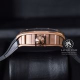 Đồng Hồ Richard Mille RM 51-01 Tourbillon Tiger And Dragon - Michelle Yeoh Rep 1:1 Cao Cấp Vỏ Vàng Hồng Mặt Skeleton Dây Cao Su