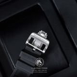 Đồng Hồ Richard Mille RM 67-01 Diamonds Automatic Winding Extra Flat Rep 1:1 Cao Cấp Vỏ Bạc Đính Đá Mặt Skeleton Lộ Cơ Dây Cao Su