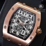 Đồng Hồ Richard Mille RM 67-01 Automatic Winding Extra Flat Rep 1:1 Cao Cấp Vỏ Vàng Hồng Mặt Skeleton Lộ Cơ Dây Cao Su