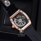 Đồng Hồ Richard Mille RM 67-01 Automatic Winding Extra Flat Rep 1:1 Cao Cấp Vỏ Vàng Hồng Mặt Skeleton Lộ Cơ Dây Cao Su