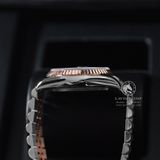 Đồng Hồ Rolex Datejust 36mm 116231 Rep 1:1 Cao Cấp Vỏ Demi Vàng Hồng Mặt Xà Cừ Tím Cọc Số Đính Đá Đây Kim Loại Jubilee
