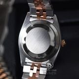 Đồng Hồ Rolex Datejust 36mm 116231 Rep 1:1 Cao Cấp Vỏ Demi Vàng Hồng Mặt Xà Cừ Tím Cọc Số Đính Đá Đây Kim Loại Jubilee