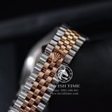 Đồng Hồ Rolex Datejust 36mm 116231 Rep 1:1 Cao Cấp Vỏ Demi Vàng Hồng Mặt Xà Cừ Tím Cọc Số Đính Đá Đây Kim Loại Jubilee