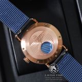 Đồng Hồ Xeric Halograph Automatic Rep 1:1 Chế Tác Vỏ Vàng Hồng Mặt Đen Dây Da