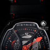 Đồng Hồ Dietrich OT-2 Rep 1:1 Chế Tác Vỏ Đen Mặt Skeleton Lộ Cơ Dây Da