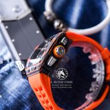 Đồng Hồ Richard Mille Automatic Flyback Chronograph RM 11-03 McLaren Rep 1:1 Cao Cấp Vỏ Carbon Mặt Skeleton Lộ Cơ Dây Cao Su