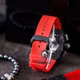 Đồng Hồ Richard Mille RM 11-03 Automatic Winding Flyback Chronograph Rep 1:1 Cao Cấp Vỏ Carbon Mặt Skeleton Lộ Cơ Dây Cao Su