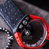 Đồng Hồ Richard Mille RM 11-03 Automatic Winding Flyback Chronograph Rep 1:1 Cao Cấp Vỏ Carbon Mặt Skeleton Lộ Cơ Dây Cao Su
