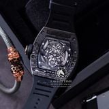 Đồng Hồ Richard Mille RM 57-03 Tourbillon Sapphire Dragon Rep 1:1 Cao Cấp Vỏ Carbon Mặt Skeleton Lộ Cơ Dây Cao Su