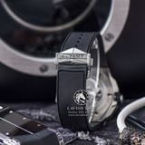 Đồng Hồ Hublot Big Bang Sang Bleu II 45mm Rep 1:1 Chế Tác Vỏ Bạc Mặt Đen Dây Cao Su 418.NX.1107.RX.MXM19