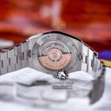 Đồng Hồ Vacheron Constantin Overseas Ultra-thin 2000V Rep 1:1 Chế Tác Vỏ Bạc Mặt Xám Dây Kim Loại