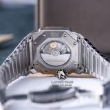 Đồng Hồ Bvlgari Octo Roma 102856 Rep 1:1 Chế Tác Vỏ Bạc Mặt Xanh Dương Dây Kim Loại