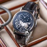 Đồng Hồ Breguet Tradition 7057BB/G9/9W6 Rep 1:1 Chế Tác Vỏ Bạc Mặt Đen Dây Da