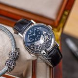 Đồng Hồ Breguet Tradition 7057BB/G9/9W6 Rep 1:1 Chế Tác Vỏ Bạc Mặt Đen Dây Da