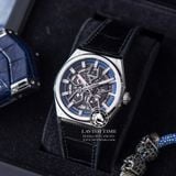 Đồng Hồ Zenith Defy Classic Skeleton 95.9000.670/78.R584 Rep 1:1 Chế Tác Vỏ Bạc Mặt Skeleton Lộ Cơ Dây Da