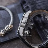 Đồng Hồ Roger Dubuis Excalibur Skeleton Flying Tourbillon RDDBEX0393 Rep 1:1 Chế Tác Vỏ Bạc Mặt Skeleton Lộ Cơ Dây Da