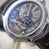 Đồng Hồ Audemars Piguet Millenary 15350ST.OO.D002CR.01 Rep 1:1 Chế Tác Vỏ Bạc Mặt Lộ Cơ Dây Da