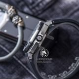 Đồng Hồ Audemars Piguet Royal Oak Offshore Diver 15710ST.OO.A002CA.01 Rep 1:1 Vỏ Bạc Mặt Đen Dây Cao Su