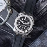 Đồng Hồ Audemars Piguet Royal Oak Offshore Diver 15710ST.OO.A002CA.01 Rep 1:1 Vỏ Bạc Mặt Đen Dây Cao Su