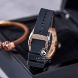 Đồng Hồ Richard Mille RM 51-02 Tourbillon Diamond Twister Rep 1:1 Cao Cấp Vỏ Vàng Hồng Đính Đá Baguette Mặt Đính Đá Dây Cao Su