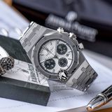 Đồng Hồ Audemars Piguet Royal Oak Chronograph 26331ST.OO.1220ST.03 Rep 1:1 Vỏ Bạc Mặt Trắng