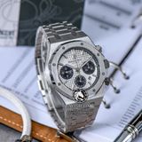 Đồng Hồ Audemars Piguet Royal Oak Chronograph 26331ST.OO.1220ST.03 Rep 1:1 Vỏ Bạc Mặt Trắng