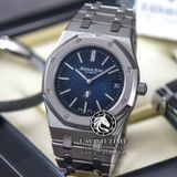 Đồng Hồ Audemars Piguet Royal Oak Jumbo Extra-Thin 15202IP.OO.1240IP.01 Rep 1:1 Chế Tác Vỏ Bạc Mặt Xanh