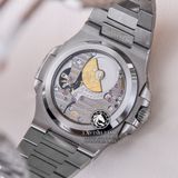 Đồng Hồ Patek Philippe Nautilus 5712/1A-001 Rep 1:1 Vỏ Bạc Mặt Xanh Dây Kim Loại