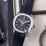 Đồng Hồ Patek Philippe Aquanaut 5167A-001 Rep 1:1 Chế Tác Vỏ Bạc Mặt Đen Dây Cao Su