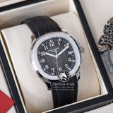 Đồng Hồ Patek Philippe Aquanaut 5167A-001 Rep 1:1 Chế Tác Vỏ Bạc Mặt Đen Dây Cao Su