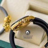 Đồng Hồ Rolex Cosmograph Daytona 116518LN-0048 Rep 1:1 Cao Cấp Vỏ Vàng Kim Mặt Vàng Dây Cao Su