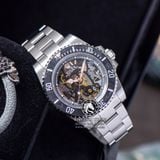 Đồng Hồ Rolex Submariner Artisans de Geneve Andrea Pirlo Project Rep 1:1 Chế Tác Vỏ Bạc Măt Skeleton Dây Kim Loại Oyster