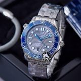 Đồng Hồ Omega Seamaster Diver 42mm 300M Co‑Axial Master Chronometer 210.30.42.20.06.001 Rep 1:1 Chế Tác Vỏ Bạc Mặt Xám Dây Kim Loại