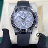 Đồng Hồ Rolex Cosmograph Daytona 116519LN-0026 Rep 1:1 Chế Tác Vỏ Bạc Mặt Số Xà Cừ Vân Mây Trắng Tự Nhiên Cọc Số Độ Kim Cương Thiên Nhiên