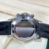 Đồng Hồ Rolex Cosmograph Daytona 116519LN-0026 Rep 1:1 Chế Tác Vỏ Bạc Mặt Số Xà Cừ Vân Mây Trắng Tự Nhiên Cọc Số Độ Kim Cương Thiên Nhiên