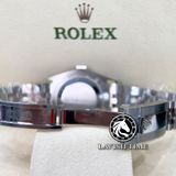 Đồng Hồ Rolex Datejust 41mm 126334-0016 Rep 1:1 Chế Tác Vỏ Bạc Niềng Bezel Và Cọc Số Độ Kim Cương Thiên Nhiên Mặt Xanh  Dây Kim Loại Jubilee