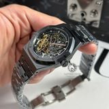 Đồng Hồ Audemars Piguet Royal Oak Double Balance Wheel Openworked 41mm 15416CE.OO.1225CE.01 Rep 1:1 Chế Tác Vỏ Ceramic Đen