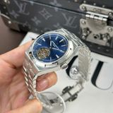 Đồng Hồ Vacheron Constantin Overseas Tourbillon 6000V/110A-B544 Rep 1:1 Chế Tác Vỏ Thép Mặt Xanh Dương