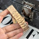 Đồng Hồ Vacheron Constantin Overseas Tourbillon 6000V/110R-B733 Rep 1:1 Chế Tác Vỏ Vàng Hồng Mặt Xanh Dương