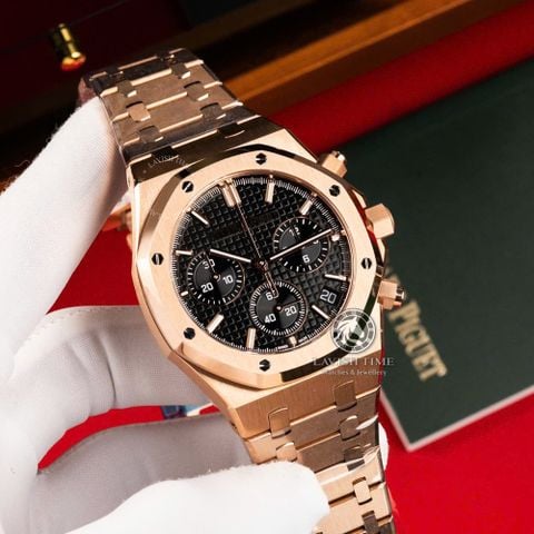 Đồng Hồ Audemars Piguet Royal Oak Chronograph 41mm 26240OR.OO.1320OR.02 Vỏ Vàng Hồng Mặt Đen