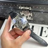 Đồng Hồ Franck Muller Curvex CX Grand Central Tourbillon Skeleton CX 36 T CTR SQT AC TTNRBR Rep 1:1 Chế Tác Vỏ Thép