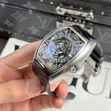 Đồng Hồ Franck Muller Curvex CX Grand Central Tourbillon Skeleton CX 36 T CTR SQT AC TTNRBR Rep 1:1 Chế Tác Vỏ Thép