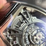 Đồng Hồ Franck Muller Curvex CX Grand Central Tourbillon Skeleton CX 36 T CTR SQT AC TTNRBR Rep 1:1 Chế Tác Vỏ Thép