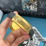 Đồng Hồ Rolex Cosmograph Daytona 126518LN-0014 Rep 1:1 Chế Tác Mặt Số Xanh Tiffany Vỏ Vàng Kim Dây Cao Su Oysterflex