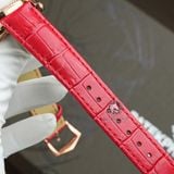 Đồng Hồ Patek Philippe Complications 4947R-001 Rep 1:1 Chế Tác Vỏ Vàng Hồng Mặt Trắng Dây Da Đỏ