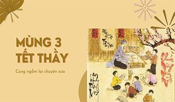 Chúc ngày mùng 3 tết thầy