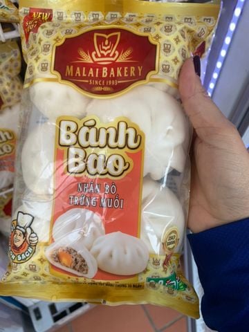 Bánh bao nhân Bò Trứng Muối túi 300Gr