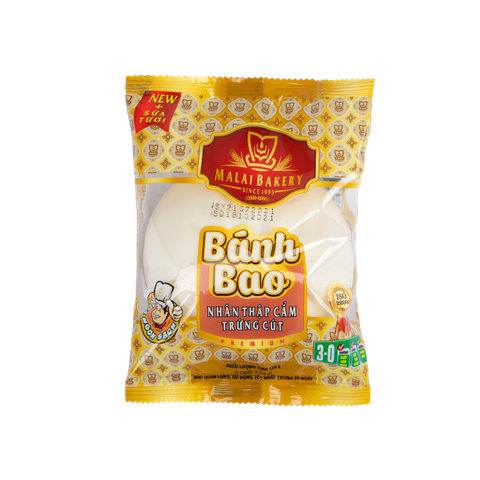 Bánh Bao nhân Thập Cẩm Trứng Cút chiếc 120Gr