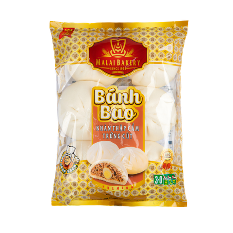 Bánh Bao nhân Thập Cẩm Trứng Cút túi 6 chiếc 720Gr