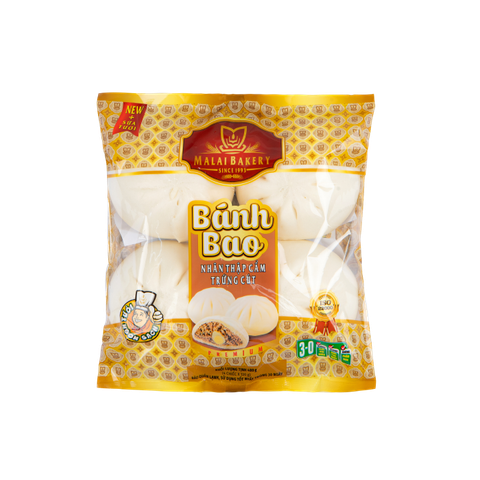 Bánh Bao nhân Thập Cẩm Trứng Cút túi 4 chiếc 480Gr